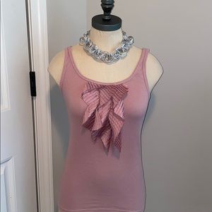 COPY - Size S New York and Company Ribbed Detailed Tank